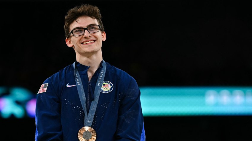 Team USA gymnast Stephen Nedoroscik wins bronze in men’s pommel horse final